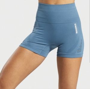 Gymshark Energy+ Seamless Shorts - Blue Stone